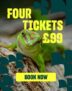 Chester Zoo – 4 tickets £99