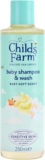 Childs Farm Baby Shampoo & Body Wash, Baby Soft Scent, Tear-free Gently Cleanses & Soothes Suitable for Newborns with Dry, Sensitive Skin, 250ml
