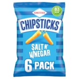Chipsticks Salt & Vinegar Multipack Crisps 6 x 17g (£1.11 S&S)