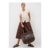 Chocolate Brown Trim Beach Bag
