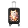 Chostky Luggage Cover for Suitcase Washable, Stretchable, Style 7 (26-28in)