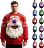 Christmas Jumper 2026 Mens Sweaters Xmas Jumpers Funny