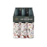 Christmas Lint Roller (L)50mm, Pack of 3