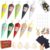 Christmas Whipped Cream Glue for Crafts Kit, 10pcs Fake Frosting for DIY Phone Case, Includes Piping Tips, Refrigerator Magnets & Xmas Tree Ornaments, Suitable for Christmas Decor & Gifts, DIY Crafts