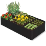 Chuboir Large Fabric Raised Gardening Grow Bag with 8 Divided Grids (180 x 90 x 30CM) Sold By Chushuo20 FBA