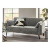 Chunky Chenille Dark Grey Mila 3 Seater Sofa