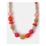 Chunky Resin Beaded Necklace.