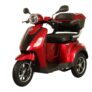 Chunlai CL-06Z-60 3-Wheel Electric Mobility Vehicle, EU L2e-P & Provisional GB type-Approved, 1000W Motor, Lithium Battery, Red/Black