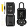 Cididu Waterproof Key Lock Box with 12-Digit Push Button Code