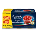 Cirio Chopped Tomatoes Polpa Italian Tinned 400g Multipack 6 – £3.80 S&S