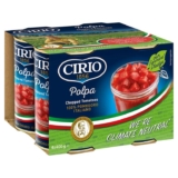 Cirio chopped tomatoes 4x400g – Clubcard Price