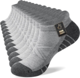Cirorld Cotton Trainer Socks for Men & Women, 6 Pairs, Cushioned