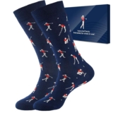 Cirorld Fathers Day Gift for Dad, Novelty Golf Socks, Funny Golf Gifts for Men – all sizes