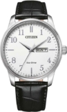 Citizen Eco-Drive Watch with Leather Strap, Model: BM8550-14AC