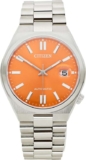 Citizen Mens Automatic Tsuyosa Sapphire Orange Watch