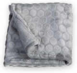 Clair de Lune Marshmallow Super Soft Baby Blanket 90 x 70 cm (Grey)
