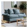 Clara Faro 9 Blue 2 Seater Medium Agmamito Sofa