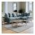 Clara Faro 9 Blue 3 Seater Left Hand Corner Agmamito Sofa