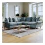 Clara Faro 9 Blue 4 Seater Agmamito Sofa