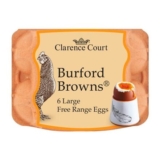 Clarence Court Burford Brown 6 Large Free Range Eggs