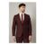 Claret Burgundy Slim Fit Suit Jacket