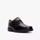 Clarks Mens Hail Leather Shoes (Sizes 6-12) – With Code