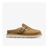 Clarks Solsbury Mule Dark Sand Suede