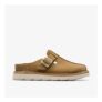 Clarks Solsbury Mule Dark Sand Suede