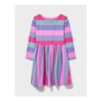 Classic Striped Long Sleeve Jersey Dress in Multicolours Ahe 6-7
