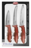 Clauss Microban Knife Kit – Red – 3 Pack