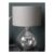 Clearance Harbour Studio Emre Hammered Teardrop Shiny Grey Table Lamp