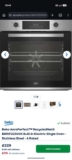 Clearance Sale On New & Refurbished – E.g. Beko AeroPerfect RecycledNet BBRIF22300X Built In Electric Single Oven with code