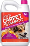 Cleenly Pet Carpet Shampoo Cleaner Solution 5L – Citrus Splash Fragrance – Safe for All Carpet Cleaning Machines