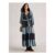 Clementine v Neck Maxi Dress in BLUE MULTI