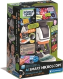 Clementoni Digital Microscope with WiFi 2-in-1 Optical and Digital Microscope with Camera, App and Interactive Slides for Kids 8