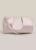Clifton Satin Clutch bag in Champagne