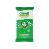 Clinell Universal Biodegradable Cleaning Disinfectant Wipes for Surfaces, Pack of 60, Kills 99.99% of Bacteria & Viruses (£1.76 w/s&s)