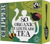 Clipper Organic Fairtrade Everyday Black Tea 4 x 80 Teabags (360 Bags in total) – S&S £7.65