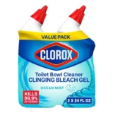 Clorox Toilet Bowl Cleaner with Bleach Gel, Ocean Mist