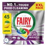 Clubcard Fairy Platinum Plus 30 Minute Miracle Lemon 45 Pack – Clubcard Price