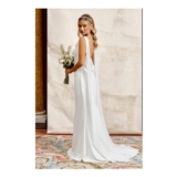 Coast Honoured Chiffon Cowl Back Detail Wedding Dress