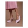 Coast Wide Fit Sabrina Satin Diamante Trim Slingback High Stiletto Court Shoes
