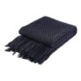 Coastline Soft Knit Throw Blanket with Fringes, 127×152 Cm