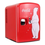 Coca-Cola 4L Mini Fridge Polar Bear 6 Can 12V Portable Cooler / Warmer In Skincare Red