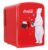 Coca Cola Mini Fridge 4L, 6 Can 12V, Red