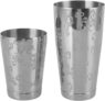 Cocktail Shaker, Stainless Steel Engraved Martini Shaker, Drink Shaker Mixer Martini Shaker Boston Bar Mixer for Bar Mixing(with Bottom)