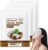 Coconut Oil Face Masks, 3 PCS Hydrating Sheet Mask Set with Castor Oil & Hyaluronic Acid, Natural Skincare Gift Sets for Women & Teenage Girls, Ultra Moisturising Face Care for Dry Winter Skin