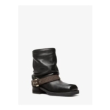 Colby Leather and Signature Logo Ankle Boot
