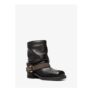 Colby Leather and Signature Logo Ankle Boot