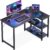 Coleshome L Shaped Gaming & Office Computer Desk ( 100cm x 70cm ) HKSY Store(UK Stock)
